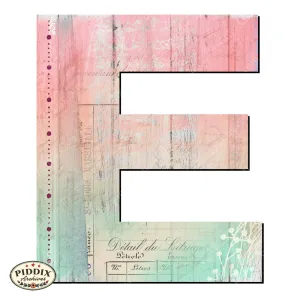 PDXC19099 -- Wooden Letter "E"