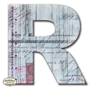 PDXC19104 -- Wooden Letter "R"