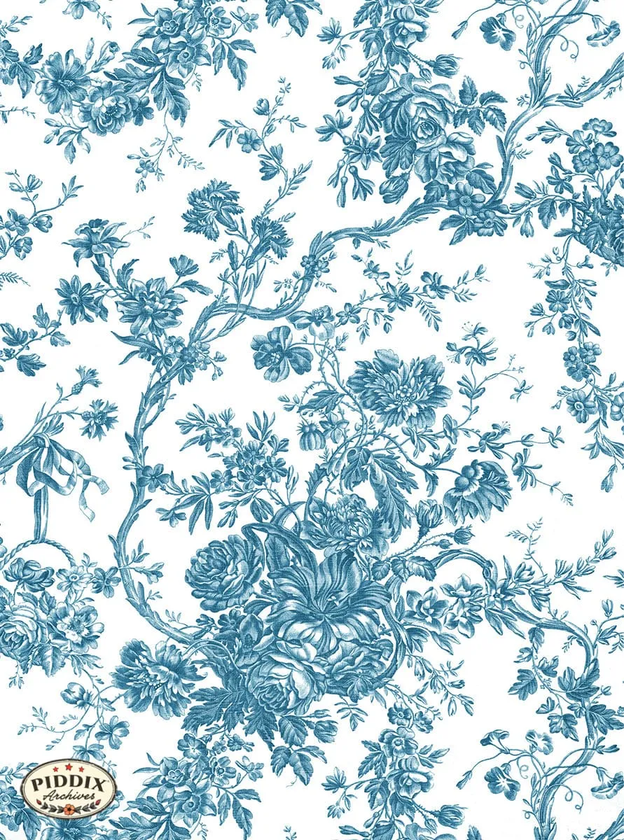 PDXC23951b -- Toile Flowers