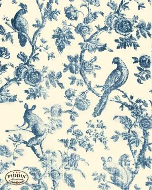PDXC23973a -- Toile Birds and Squirrels