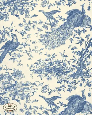 PDXC23978a -- Toile Birds and Flowers
