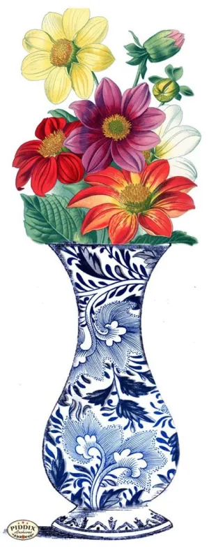 PDXC3840b -- Chinoiserie Vases
