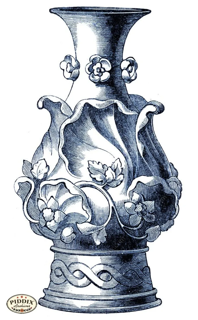 PDXC5895a -- Chinoiserie Vases