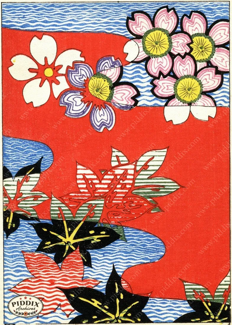 PDXC6403 -- Japanese Woodblock Patterns