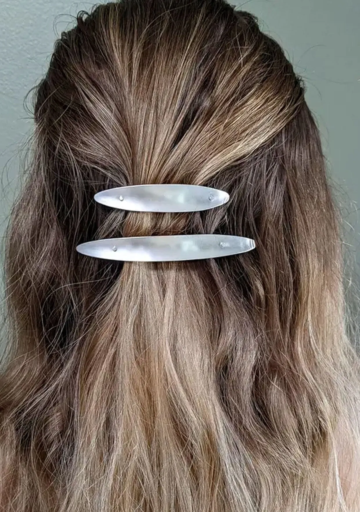 PeLo Modern - Silver Barrette