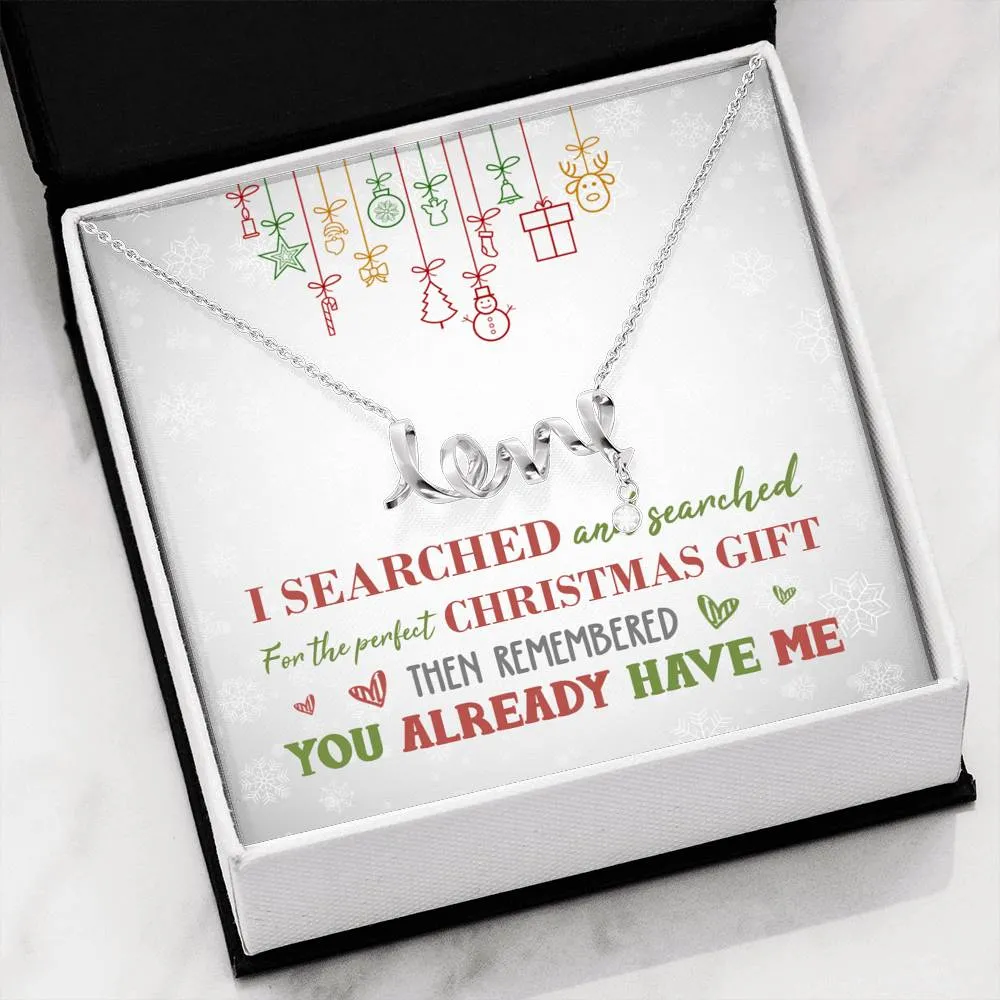 Perfect Christmas Love Necklace
