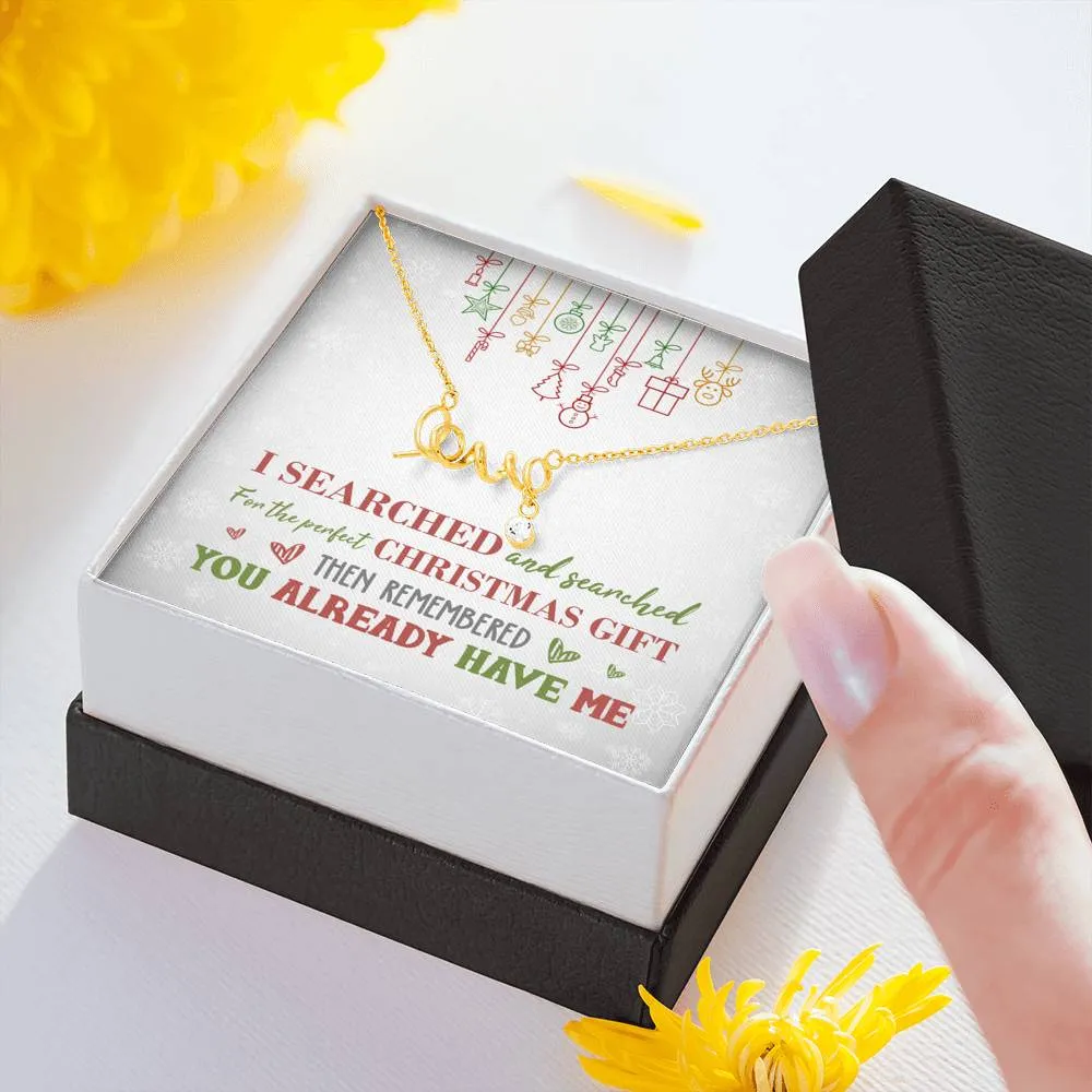Perfect Christmas Love Necklace