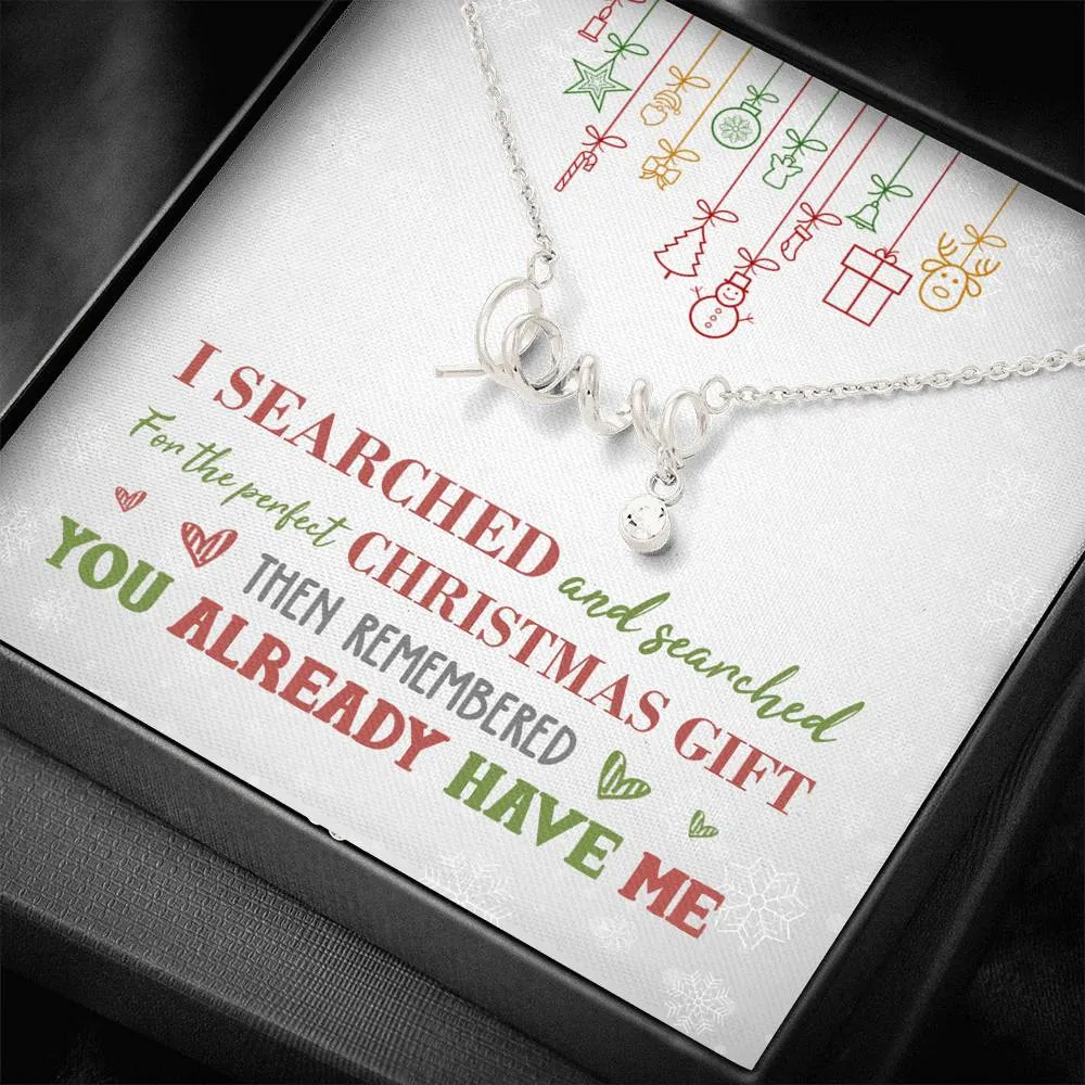 Perfect Christmas Love Necklace
