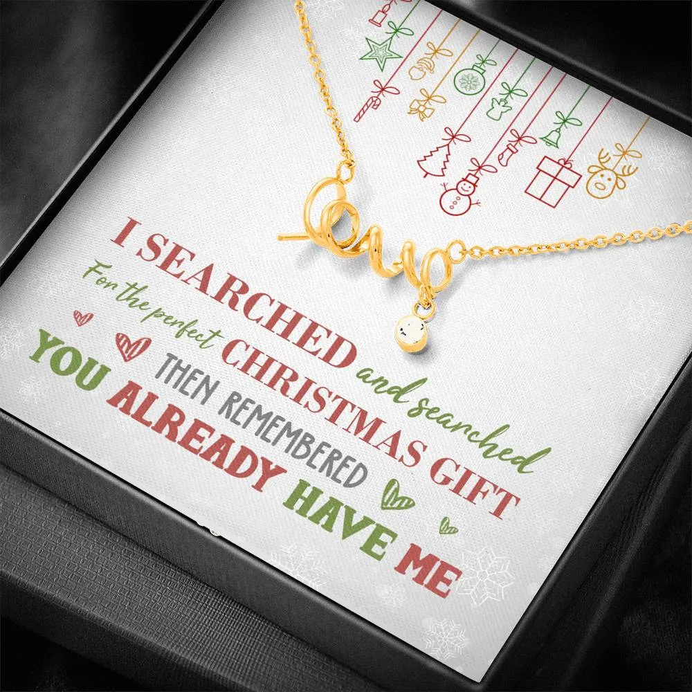 Perfect Christmas Love Necklace