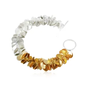 Petals Bracelet Silver & Gold