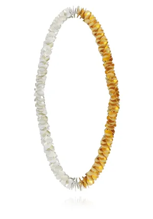 Petals Collier Silver & Gold