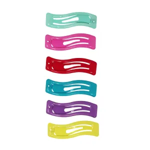 Pink Poppy Rainbow Hair Clips