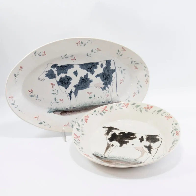 Plate with Cow