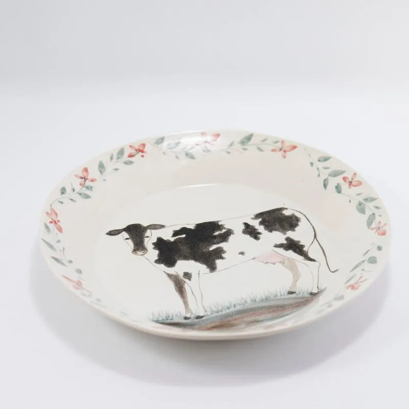Plate with Cow