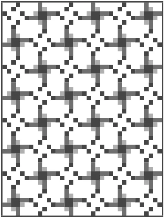 Quartet Quilt Block Pattern