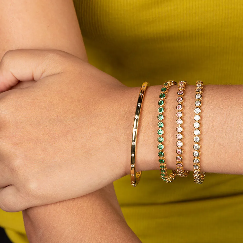 "My Every Day" 1.6CTW Hinged Bangle Bracelet