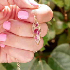 Real Heather Marquise Necklace