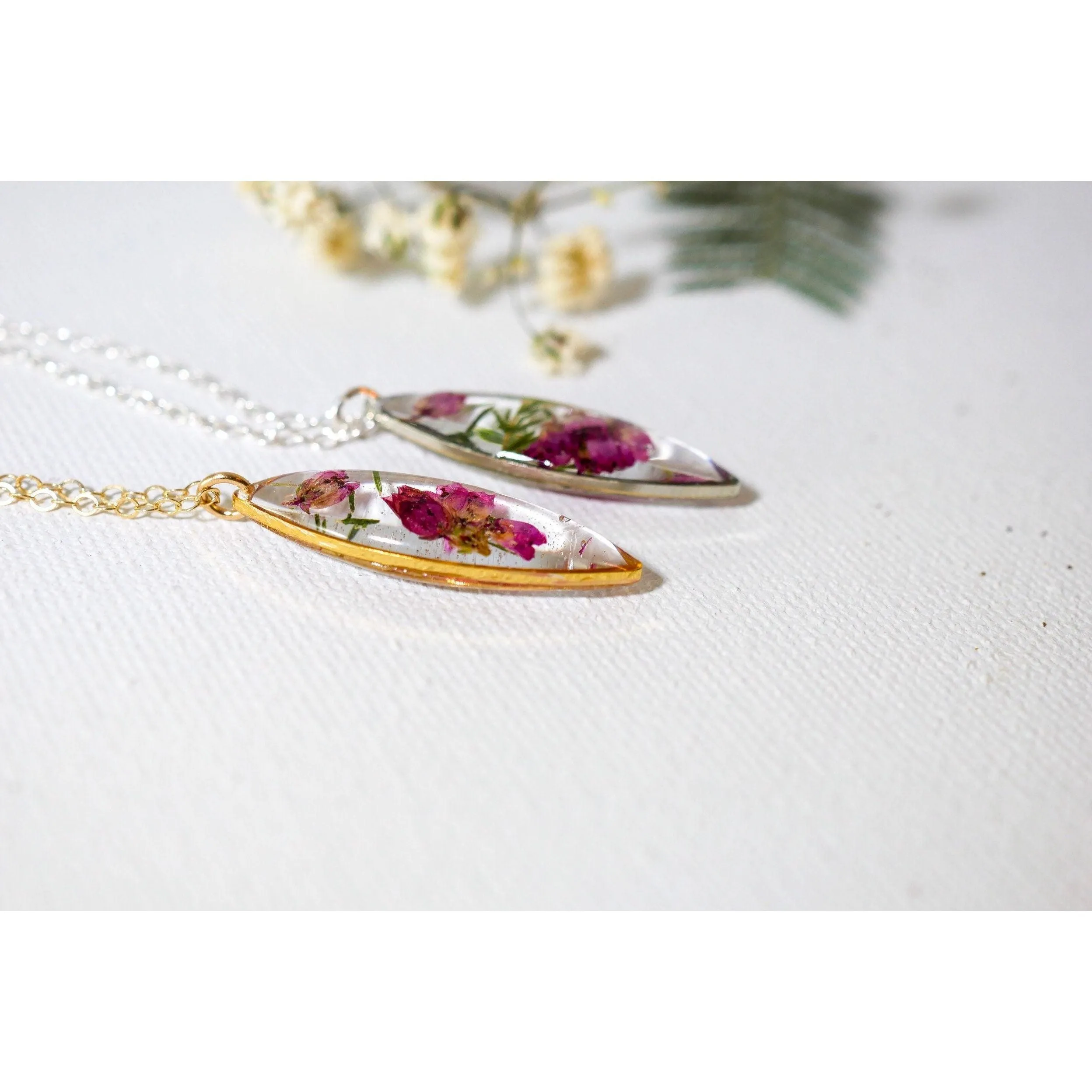 Real Heather Marquise Necklace