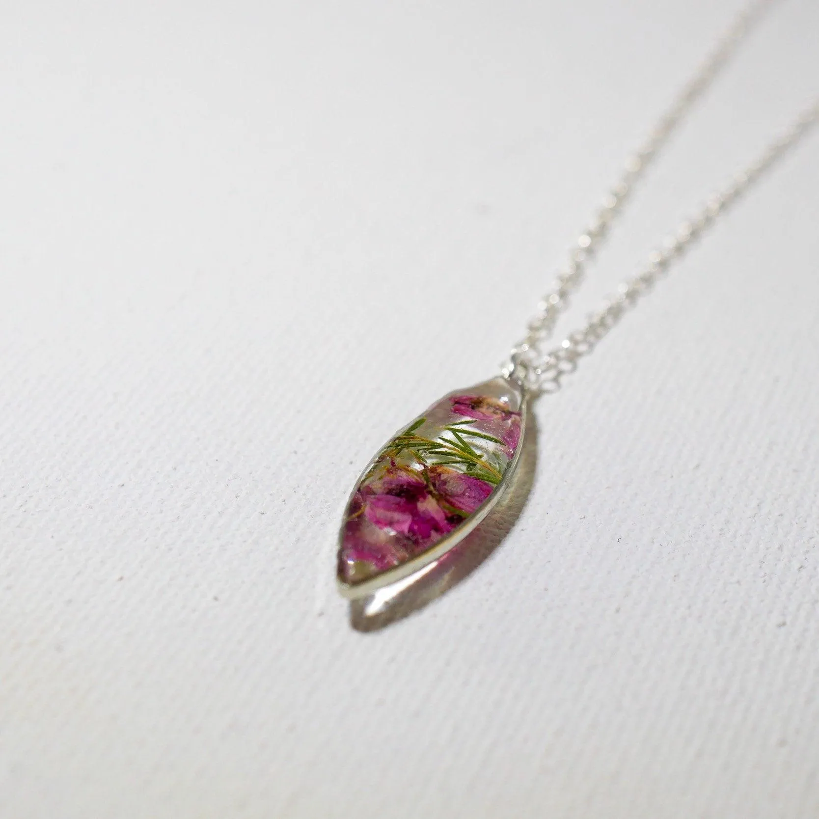 Real Heather Marquise Necklace