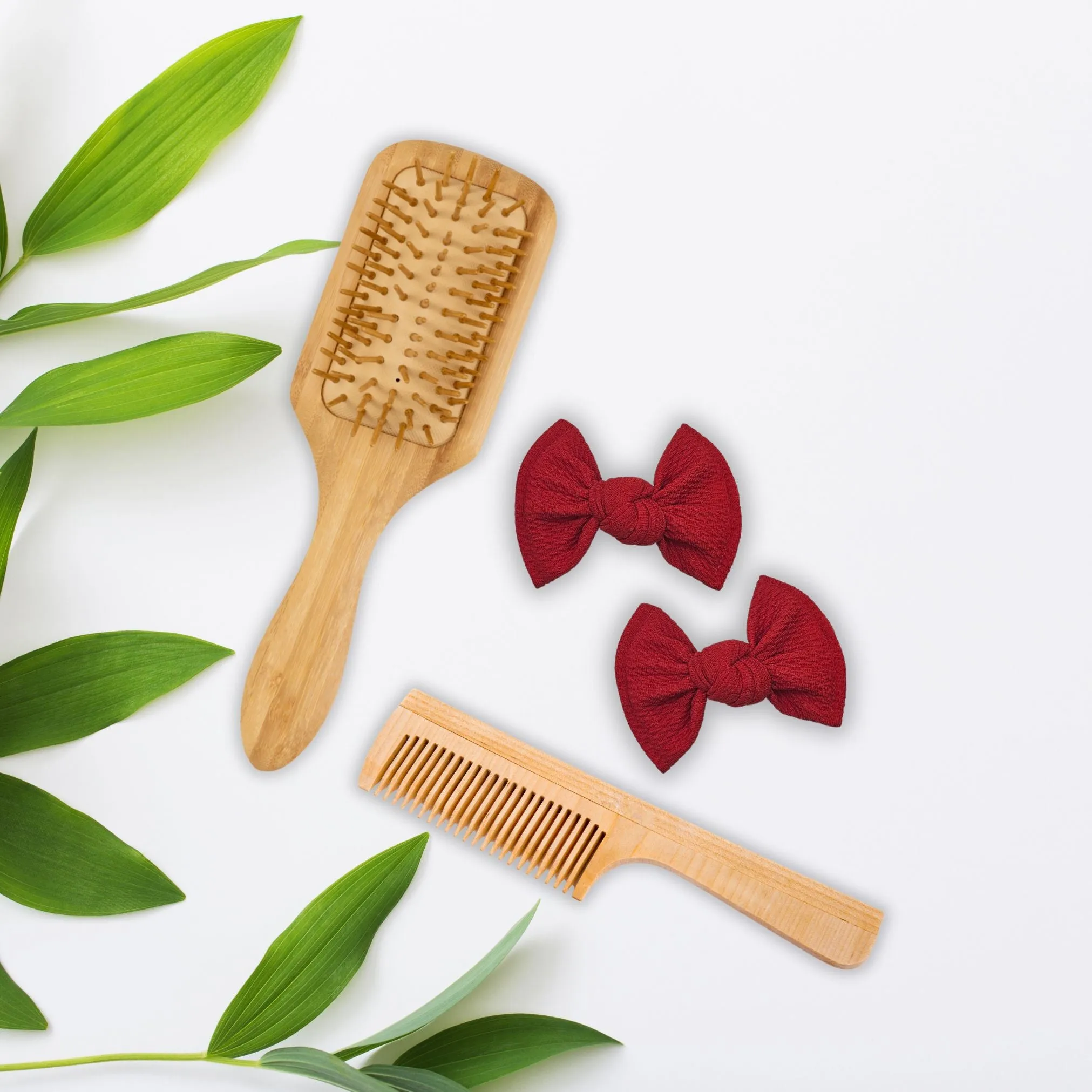 Red Knot Hair Bows