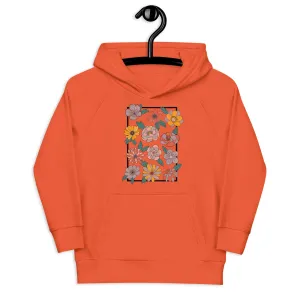Retro Bloom - Kid's Eco Hoodie