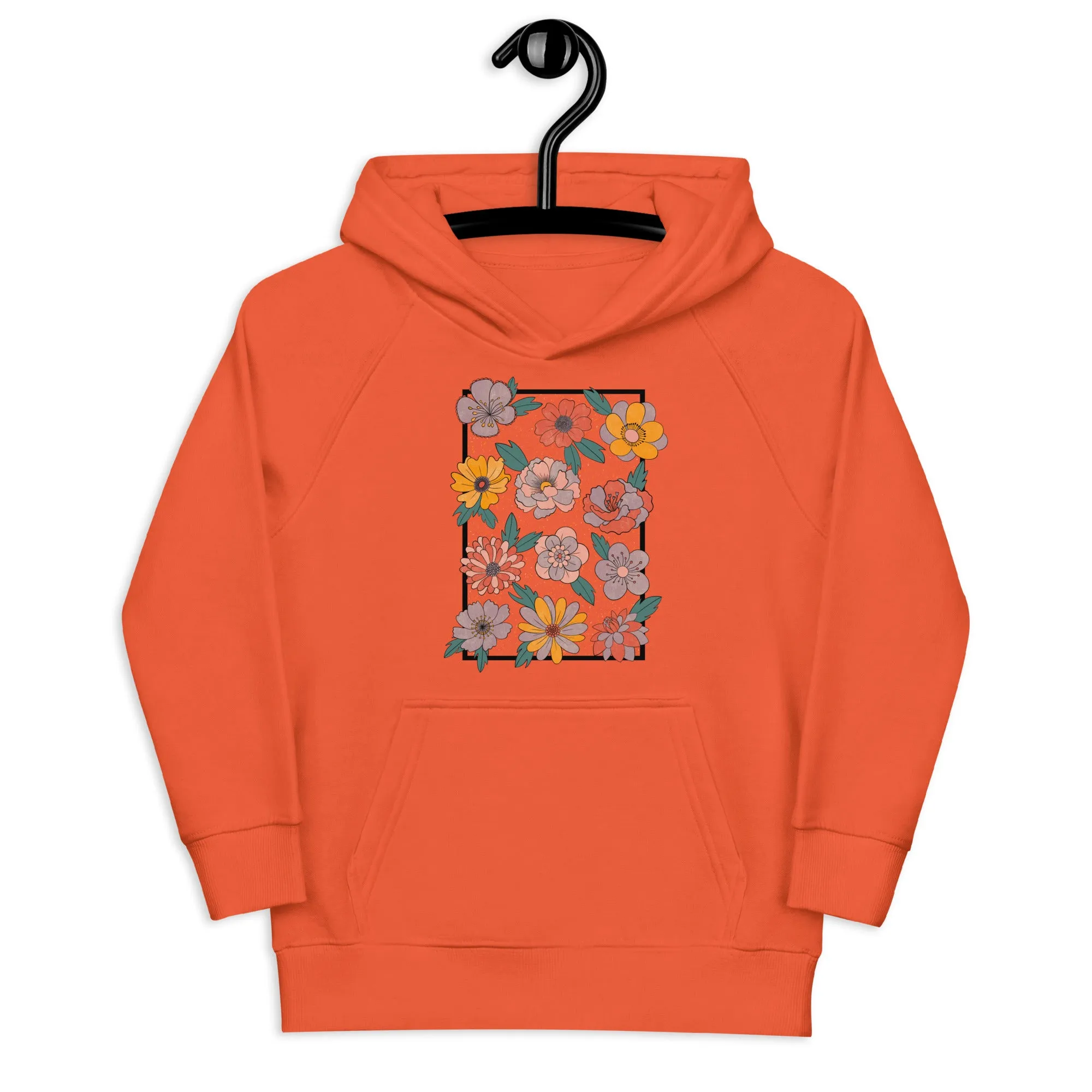 Retro Bloom - Kid's Eco Hoodie