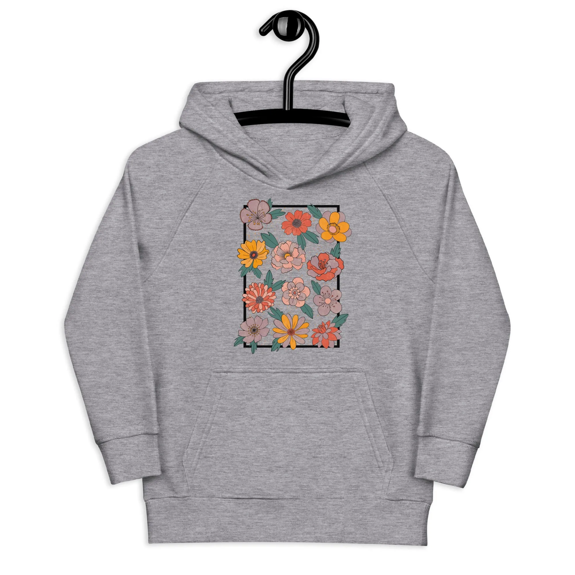 Retro Bloom - Kid's Eco Hoodie