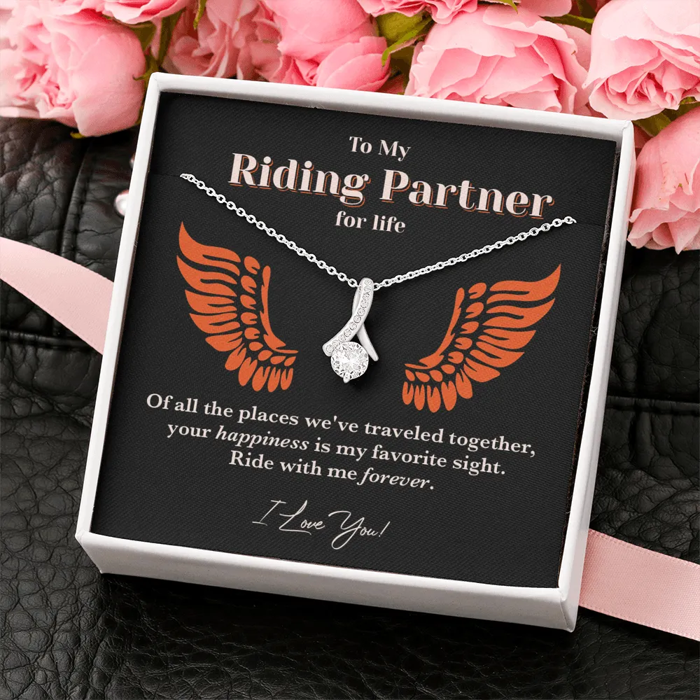 Ride With Me Forever Love Necklace