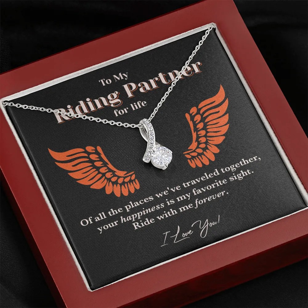 Ride With Me Forever Love Necklace