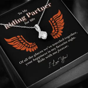 Ride With Me Forever Love Necklace