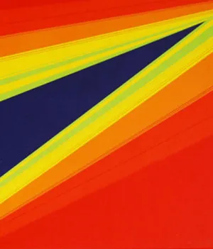 RITA LETENDRE "MIR 2" LITHOGRAPH, 1973