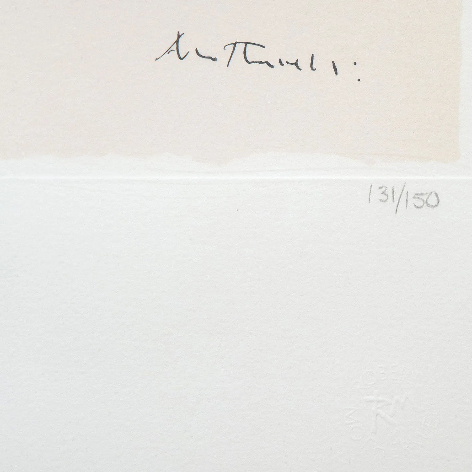 ROBERT MOTHERWELL "AFRICA SUITE #6" , 1970
