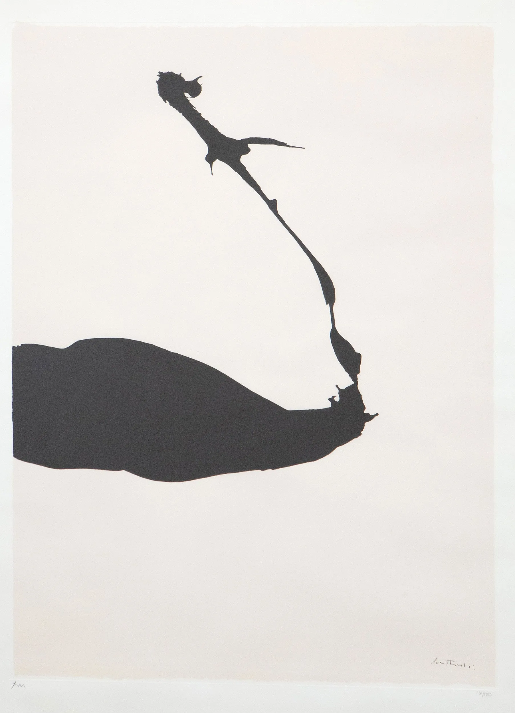 ROBERT MOTHERWELL "AFRICA SUITE #6" , 1970