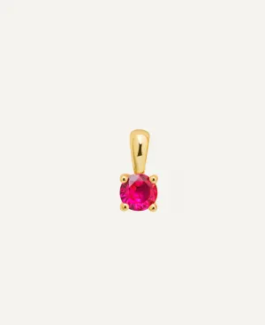 Ruby July Birth Charm