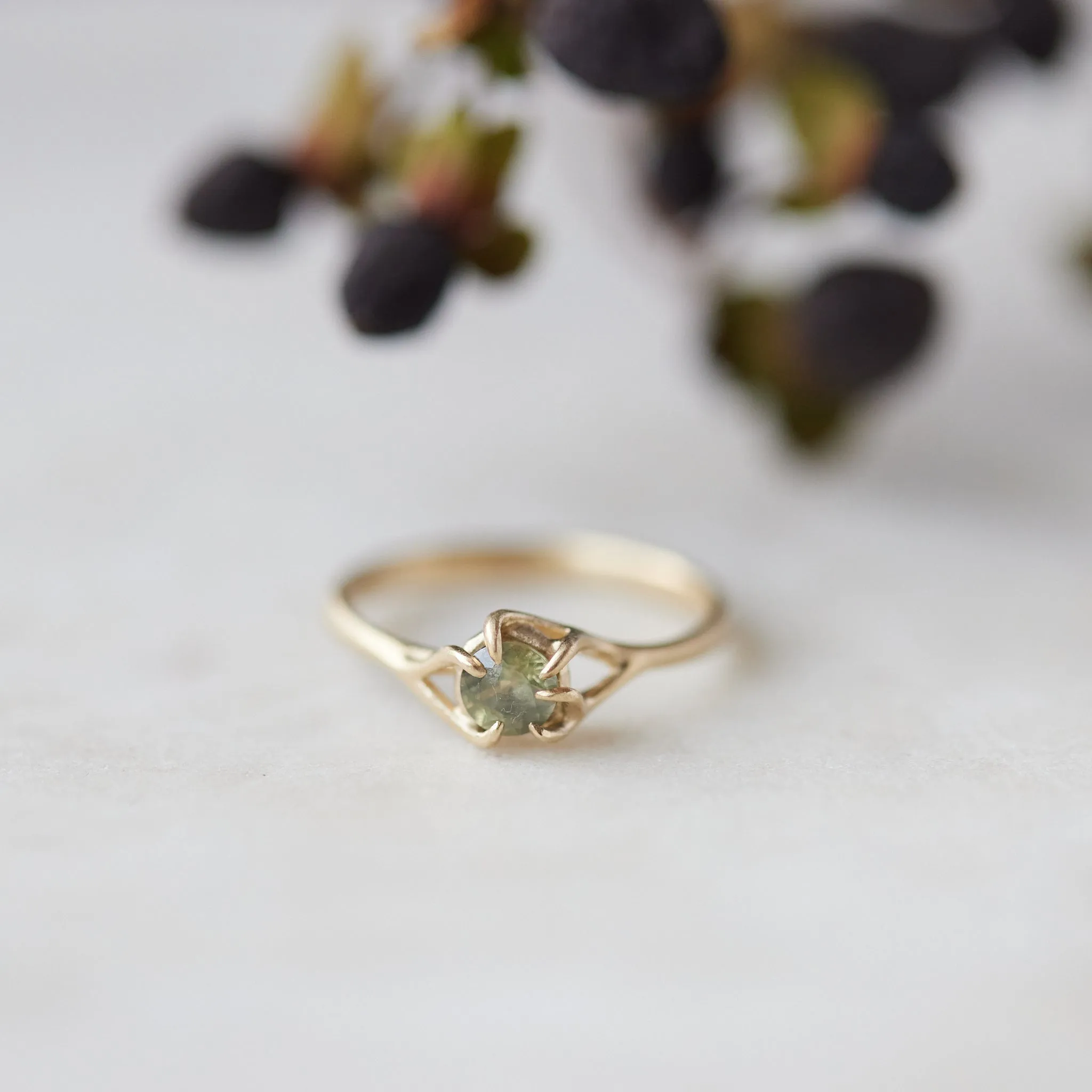 Sage Montana Sapphire Waiting Ring