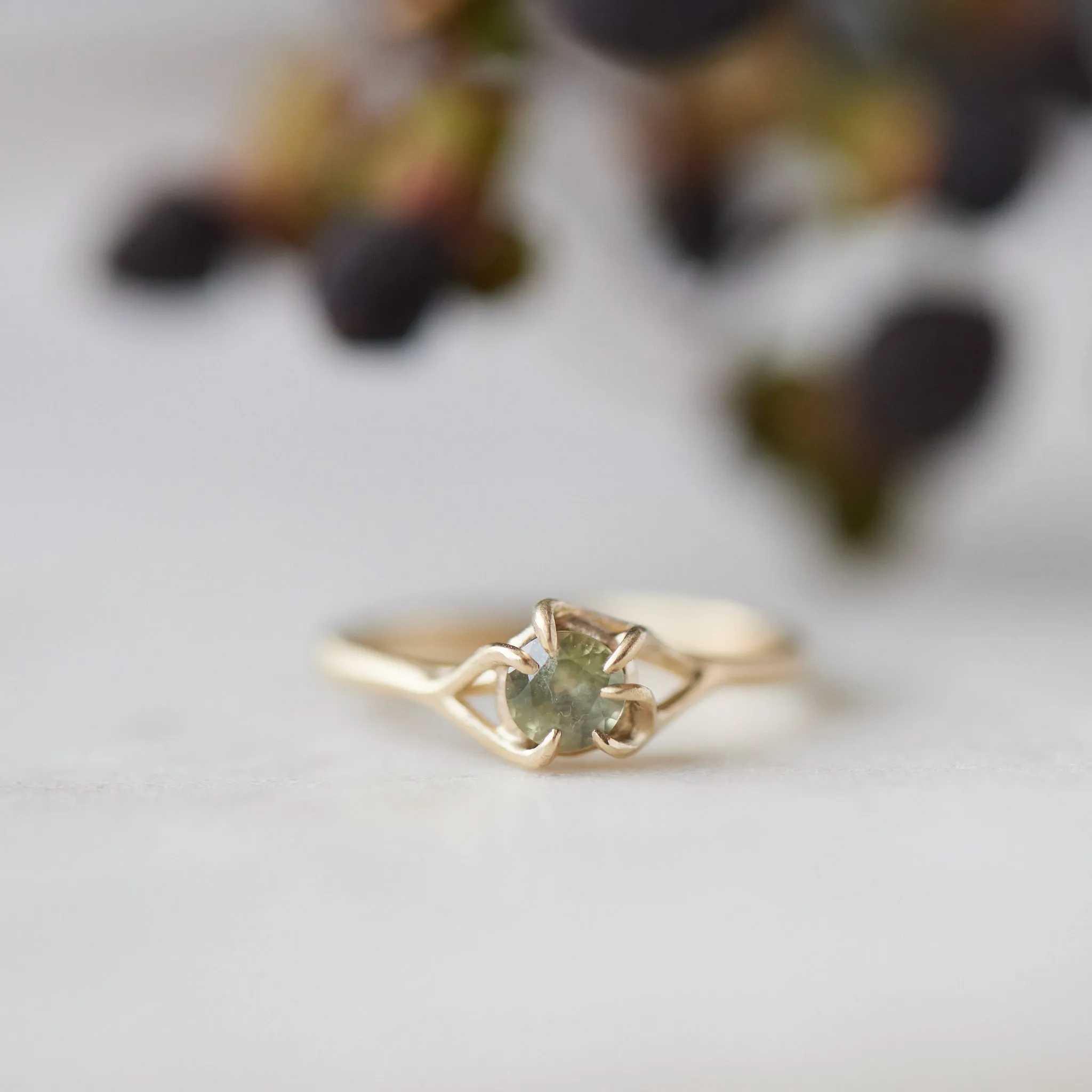 Sage Montana Sapphire Waiting Ring