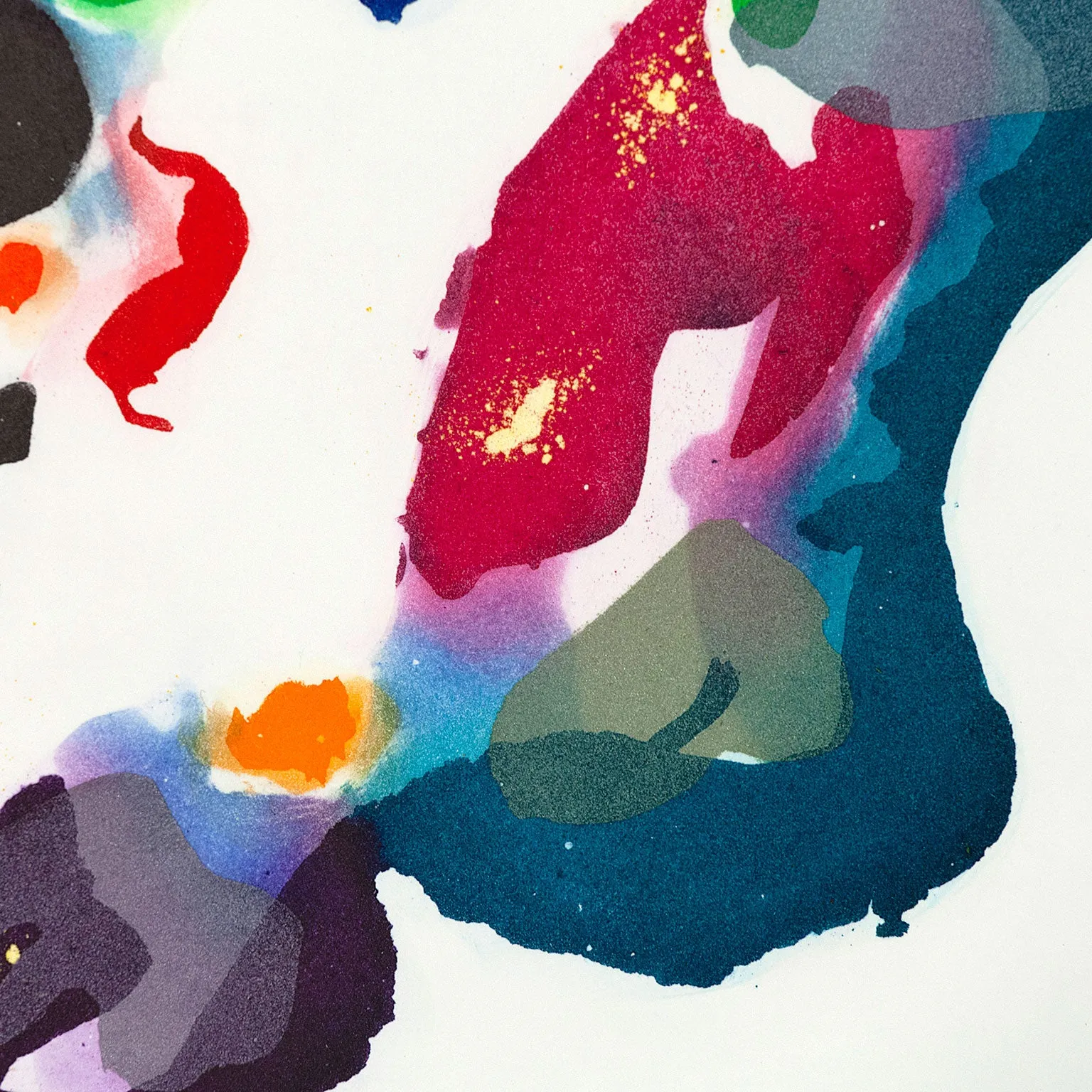 SAM FRANCIS "HARMONY" ETCHING, 1994