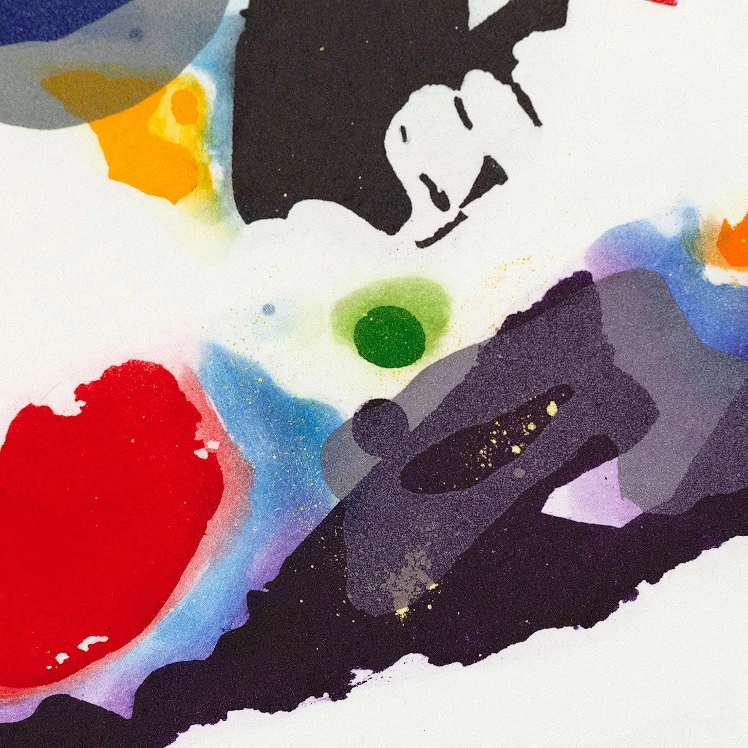 SAM FRANCIS "HARMONY" ETCHING, 1994