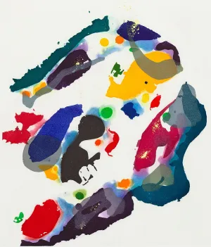 SAM FRANCIS "HARMONY" ETCHING, 1994