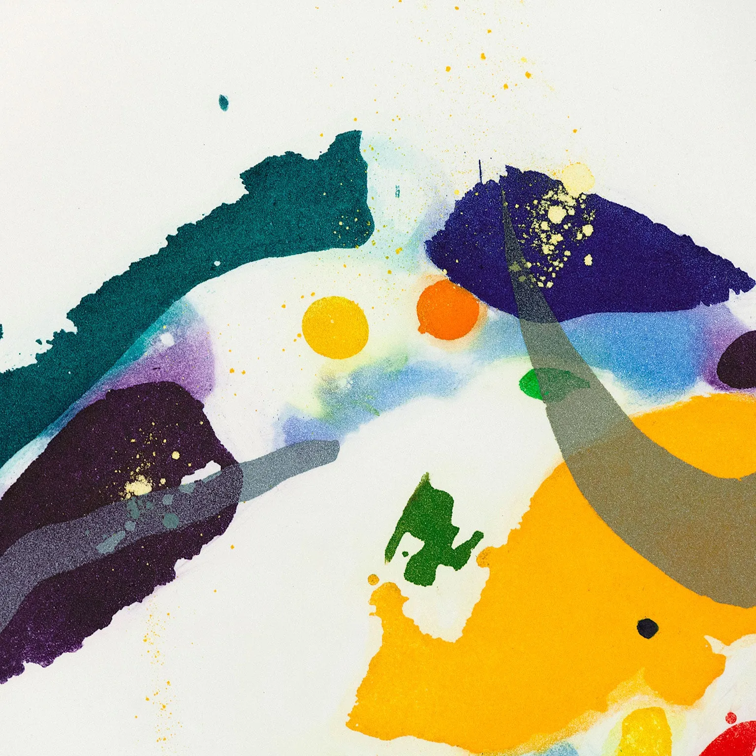 SAM FRANCIS "HARMONY" ETCHING, 1994