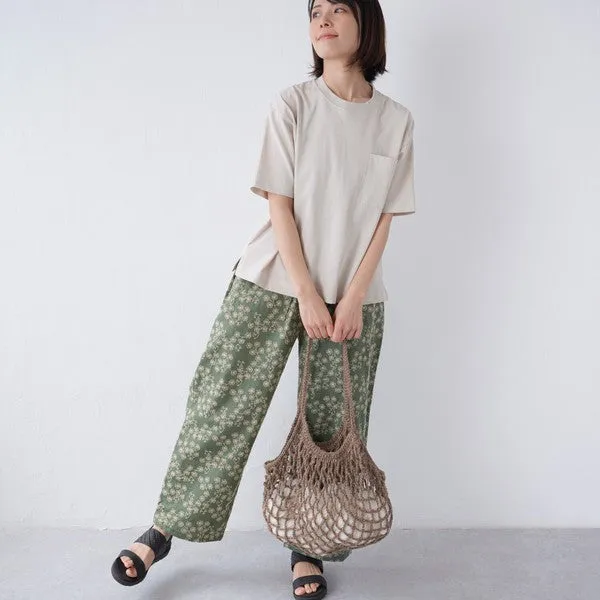 Scandi Bird Embroidered Fabric by Hirvi
