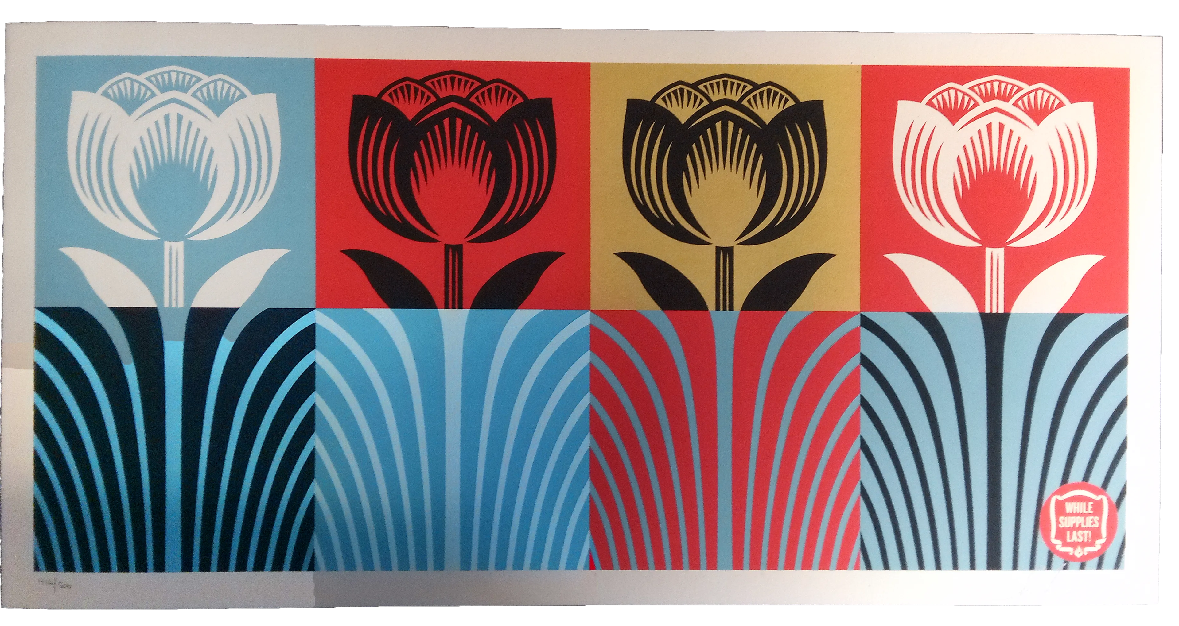 Shepard Fairey While Supplies Last 2022 Screen Print xx/500 Signed