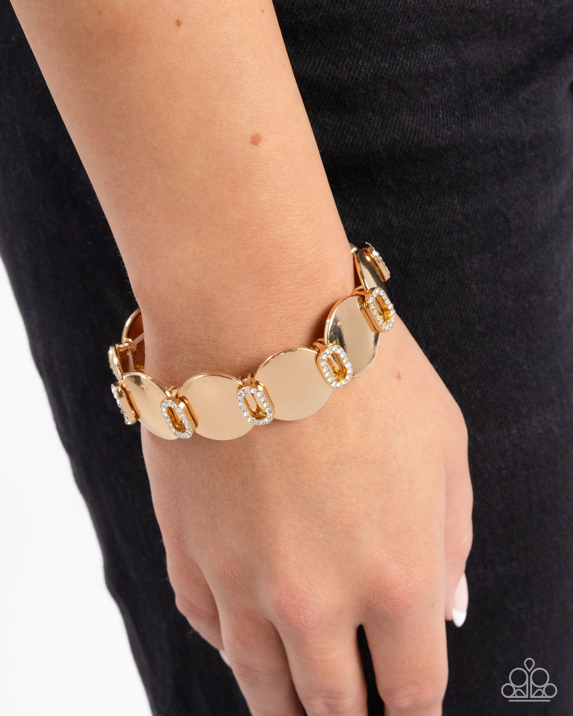 Shimmery Sneak Peek - Gold Bracelet