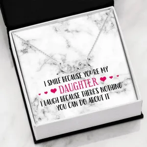Smile Daughter Love Necklace