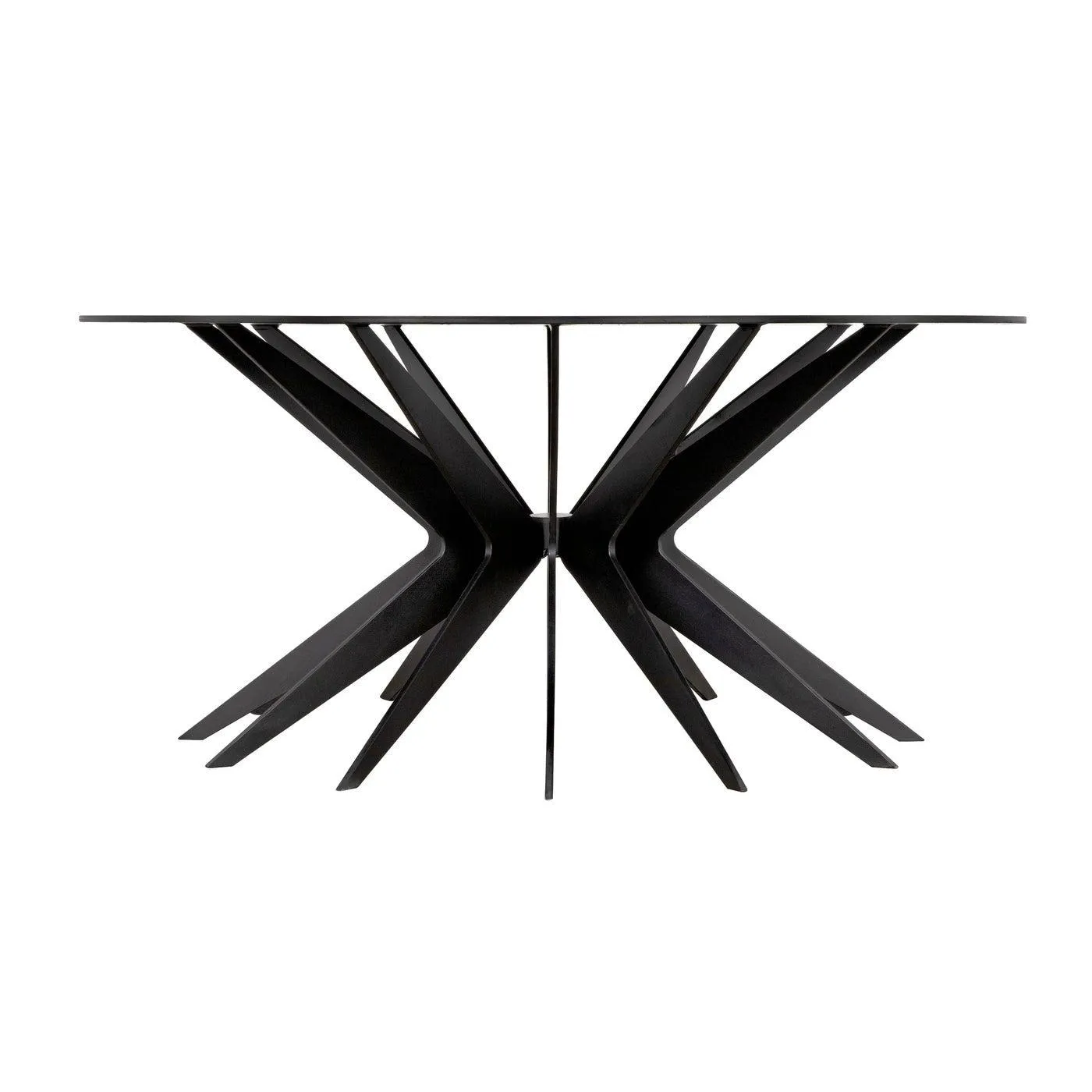 Spider Coffee Table, Black Metal