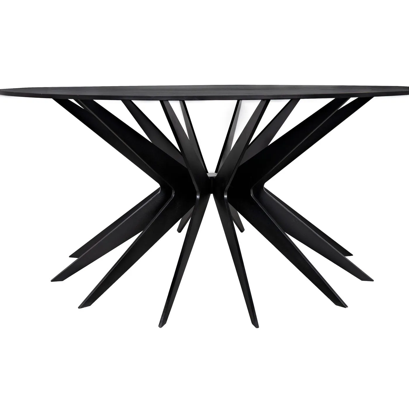 Spider Coffee Table, Black Metal
