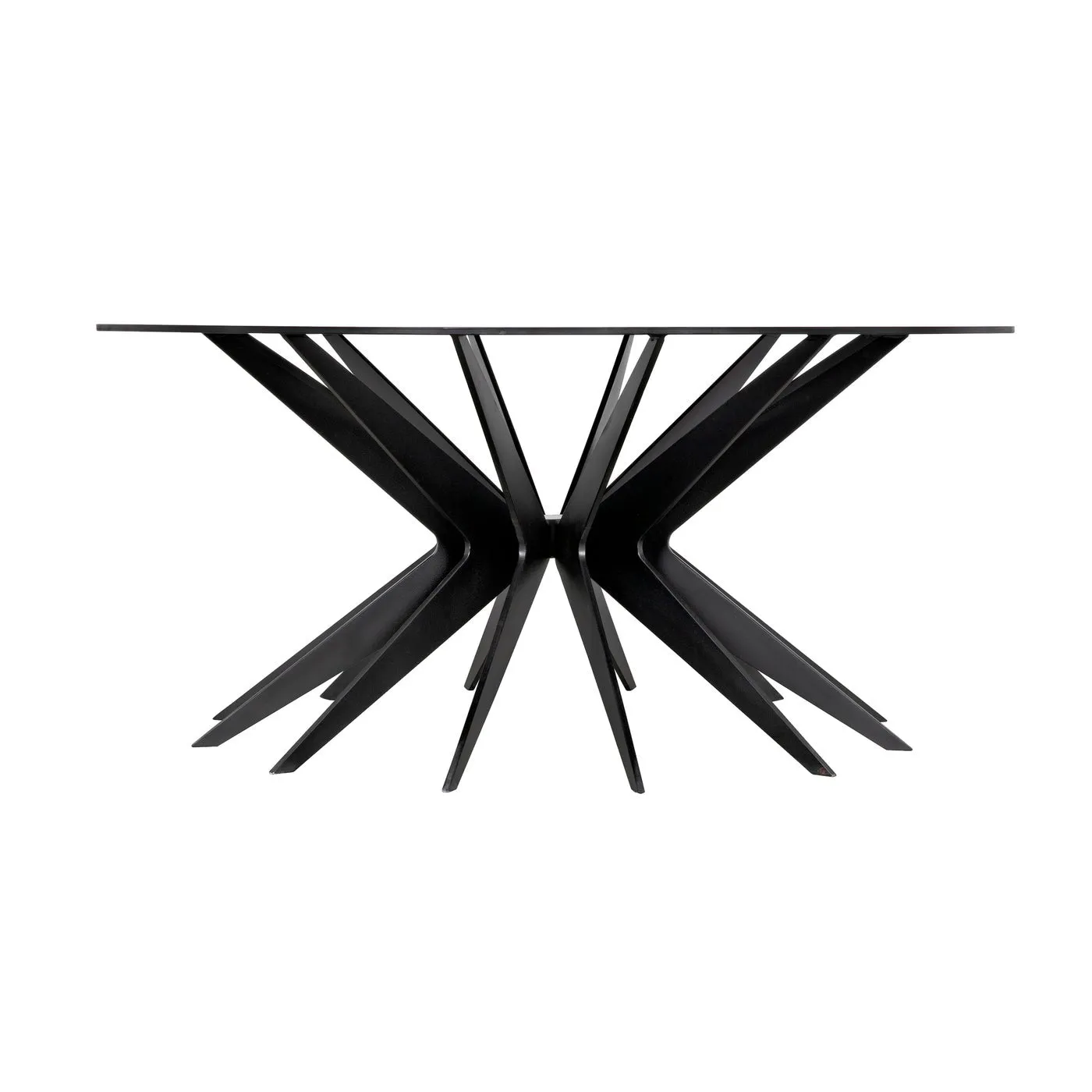 Spider Coffee Table, Black Metal