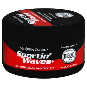 Sportin Waves Gel Pomade, 3.5 oz