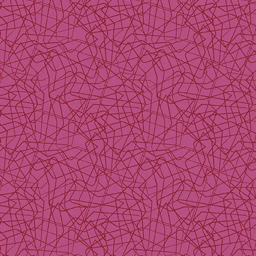 Stitchy 13267-25 Threaded Lines Dark Fuchsia