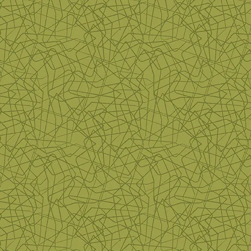Stitchy 1326744B Threaded Lines Dark Green